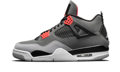 Air Jordan Air Jordan 4 Infrared (2022) szaro-czarny - widok główny z boku | Saturaise.com