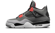 Air Jordan Air Jordan 4 Infrared (2022) szaro-czarny - widok główny z boku | Saturaise.com