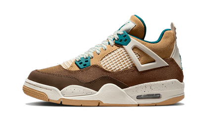 Air Jordan Air Jordan 4 Retro Cacao Wow biały-zielony - widok główny z boku | Saturaise.com