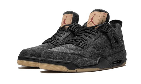Air Jordan 4 Retro Levi's Black - Kup oryginalne Air Jordan 4 Retro Levi's Black - widok z drugiego boku - Sneakersy