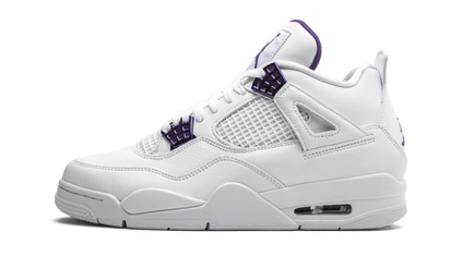 Air Jordan Air Jordan 4 Retro Metallic Purple fioletowo-biały - widok główny z boku | Saturaise.com