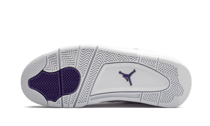 100% Oryginalne Air Jordan 4 Retro Metallic Purple - widok z tyłu - 4500.00 PLN