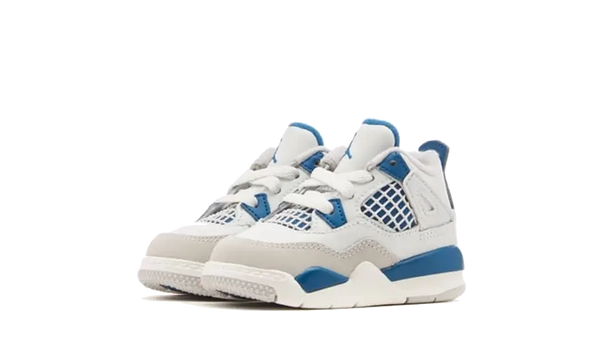 Air Jordan 4 Retro Military Blue (2024) Bébé (TD) - Kup oryginalne Air Jordan 4 Retro Military Blue (2024) Bébé (TD) - widok z drugiego boku - Sneakersy