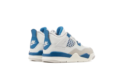 Buty Air Jordan Air Jordan 4 Retro Military Blue (2024) Bébé (TD) - widok z przodu - Rozmiary EU