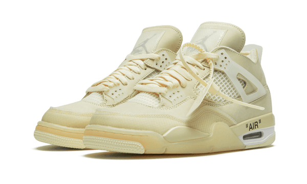 Air Jordan 4 Retro Off-White Sail - Kup oryginalne Air Jordan 4 Retro Off-White Sail - widok z drugiego boku - Sneakersy