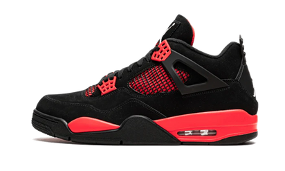 Air Jordan Air Jordan 4 Retro Red Thunder czarny-biały - widok główny z boku | Saturaise.com