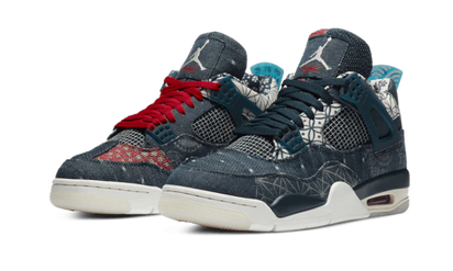 Kup oryginalne Air Jordan 4 Retro SE Deep Ocean CW0898-400 - widok z drugiego boku - Sneakersy