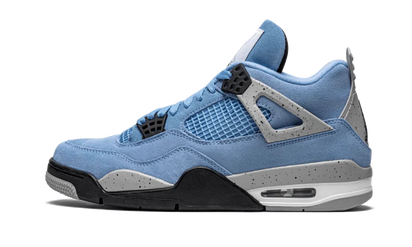 Air Jordan Air Jordan 4 Retro University Blue niebiesko-biały - widok główny z boku | Saturaise.com
