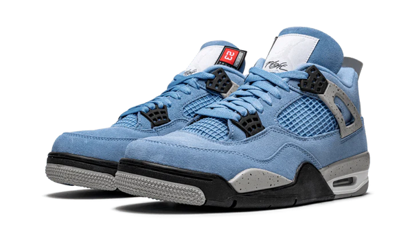 Air Jordan 4 Retro University Blue - Kup oryginalne Air Jordan 4 Retro University Blue CT8527-400 - widok z drugiego boku - Sneakersy