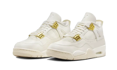 Kup oryginalne Air Jordan 4 Sail Metallic Gold - widok z drugiego boku - Sneakersy