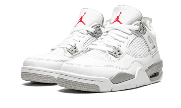 Air Jordan 4 Tech White (White Oreo) - Kup oryginalne Air Jordan 4 Tech White (White Oreo) - widok z drugiego boku - Sneakersy