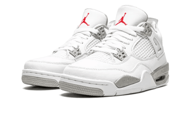 Air Jordan 4 Tech White (White Oreo) - Kup oryginalne Air Jordan 4 Tech White (White Oreo) - widok z drugiego boku - Sneakersy