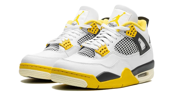 Air Jordan 4 Vivid Sulfur - Kup oryginalne Air Jordan 4 Vivid Sulfur AQ9129-101 - widok z drugiego boku - Sneakersy
