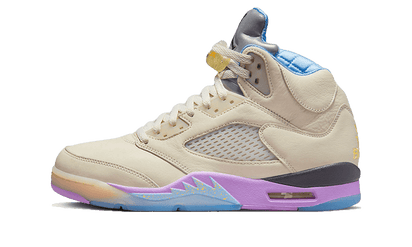 Air Jordan Air Jordan 5 DJ Khaled Sail biały-czerwony - widok główny z boku | Saturaise.com