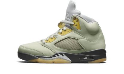 Air Jordan Air Jordan 5 Jade Horizon szary-różowy - widok główny z boku | Saturaise.com