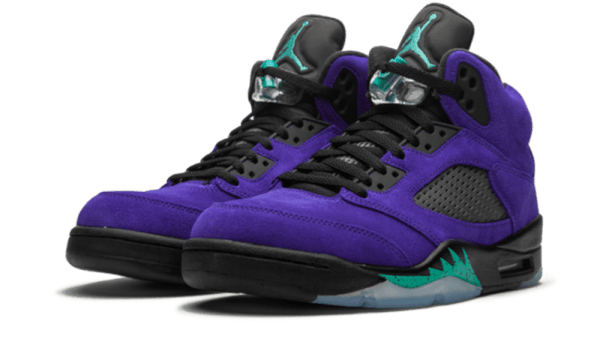 Air Jordan 5 Retro Alternate Grape - Kup oryginalne Air Jordan 5 Retro Alternate Grape - widok z drugiego boku - Sneakersy