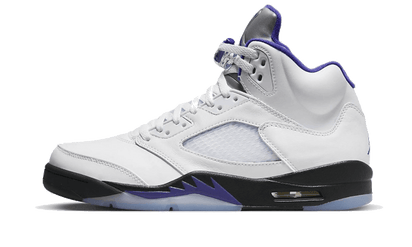 Air Jordan Air Jordan 5 Retro Dark Concord biało-czarny - widok główny z boku | Saturaise.com