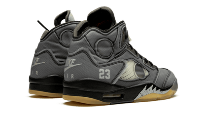 Buty Air Jordan Air Jordan 5 Retro Off-White Black - widok z przodu - Rozmiary EU