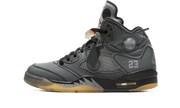 Air Jordan Air Jordan 5 Retro Off-White Black biało-pomarańczowy - widok główny z boku | Saturaise.com
