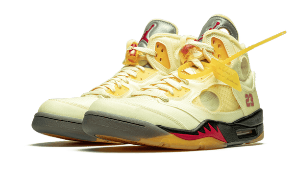 Air Jordan 5 Retro Off-White Sail - Kup oryginalne Air Jordan 5 Retro Off-White Sail - widok z drugiego boku - Sneakersy