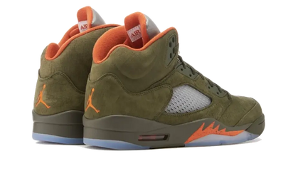 Buty Air Jordan Air Jordan 5 Retro Olive - widok z przodu - Rozmiary EU