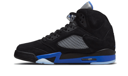Air Jordan Air Jordan 5 Retro Racer Blue czarny-biały - widok główny z boku | Saturaise.com
