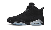 Air Jordan Air Jordan 6 Retro Chrome Metallic Silver czarny-brązowy - widok główny z boku | Saturaise.com