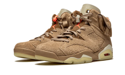 Kup oryginalne Air Jordan 6 Retro Travis Scott British Khaki DH0690-200 - widok z drugiego boku - Sneakersy