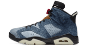 Air Jordan Air Jordan 6 Retro Washed Denim czarny-biały - widok główny z boku | Saturaise.com