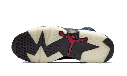 100% Oryginalne Air Jordan 6 Retro Washed Denim - widok z tyłu - 725.00 PLN