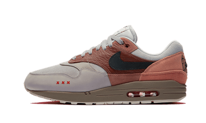 Nike Air Max 1 Amsterdam City Pack biały-czerwony - widok główny z boku | Saturaise.com