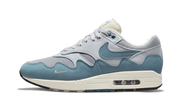 Yeezy Air Max 1 Patta Noise Aqua (Special Box + Bracelet) biały-srebrny - widok główny z boku | Saturaise.com