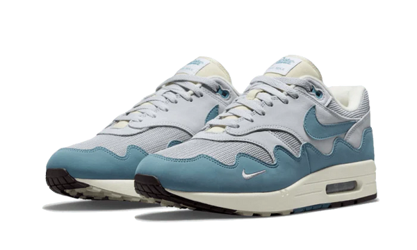 Air Max 1 Patta Noise Aqua (Special Box + Bracelet) - Kup oryginalne Air Max 1 Patta Noise Aqua (Special Box + Bracelet) DH1348-004 - widok z drugiego boku - Sneakersy
