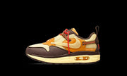 Nike Air Max 1 Travis Scott Cactus Jack Baroque Brown Enfant (PS) brązowo-biały - widok główny z boku | Saturaise.com