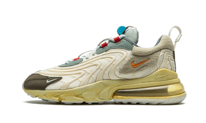 Yeezy Air Max 270 React ENG Travis Scott Cactus Trails brązowo-biały - widok główny z boku | Saturaise.com