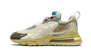 Yeezy Air Max 270 React ENG Travis Scott Cactus Trails brązowo-biały - widok główny z boku | Saturaise.com