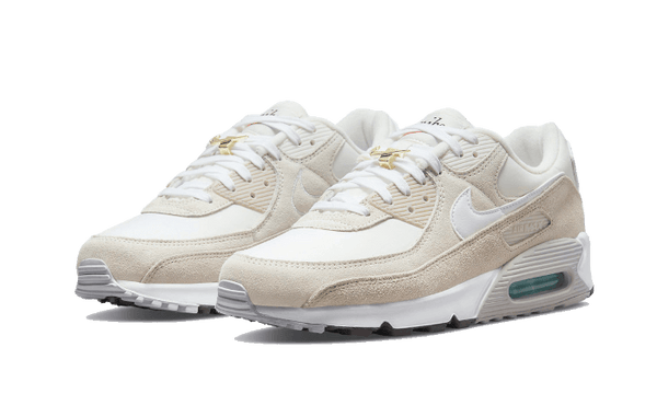 Air Max 90 First Use Cream - Kup oryginalne Air Max 90 First Use Cream DB0636-100 - widok z drugiego boku - Sneakersy