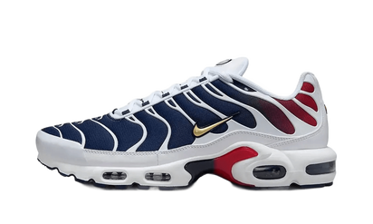 Nike Air Max Plus PSG biały-czerwony - widok główny z boku | Saturaise.com