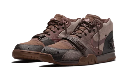 Kup oryginalne Air Trainer 1 SP Travis Scott Wheat DR7515-200 - widok z drugiego boku - Sneakersy