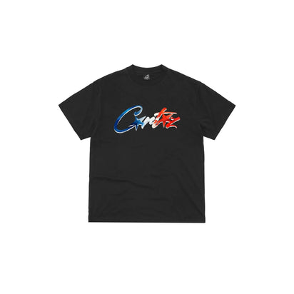 Corteiz Corteiz Francais Allstarz Tee Black czarny - widok główny z boku | Saturaise.com