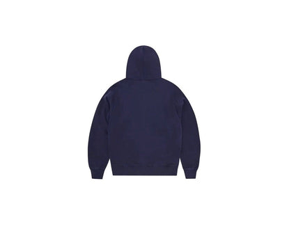 Corteiz Thick Stitch Logo Print Zip Hoodie Navy - widok z drugiego boku - Premium Quality