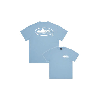 Corteiz Corteiz OG Island Tee Baby Blue - widok główny z boku - Streetwear
