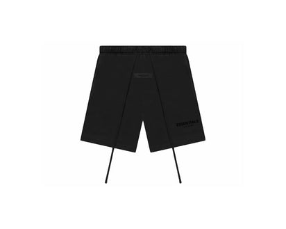 Essentials Fear of God Essentials Sweatshort SS22 Stretch Limo czarny - widok główny z boku | Saturaise.com