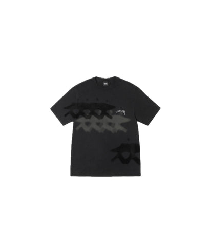 Stussy Stussy Low Tide Tee Pigment Dyed Black - widok główny z boku - Streetwear