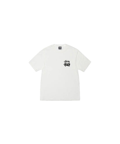 Stussy Dice Pigment Dyed Tee Natural - widok z drugiego boku - Premium Quality