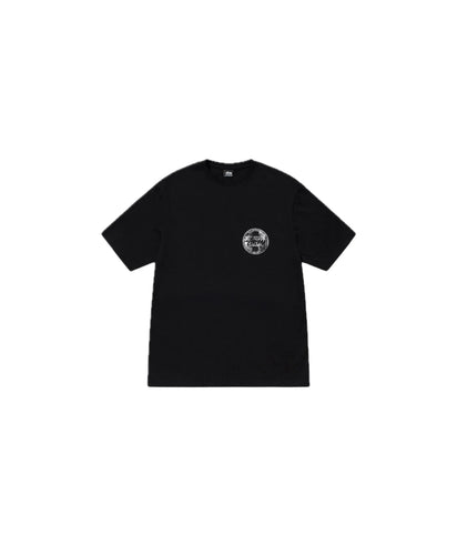 Stussy Dot Stamp Tee Black - widok z drugiego boku - Premium Quality