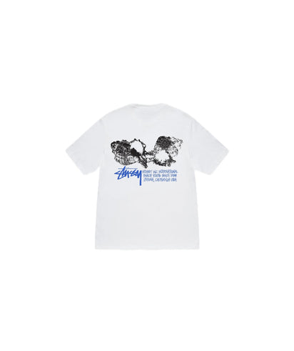 Stussy Stussy Shells Tee White - widok główny z boku - Streetwear