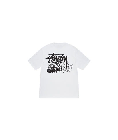 Stussy Stussy Welder Tee White - widok główny z boku - Streetwear