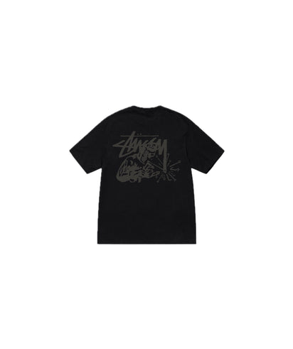 Stussy Stussy Welder Tee Black - widok główny z boku - Streetwear