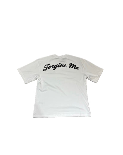 Syna World Forgive Me Tee White (3D Print) - widok z drugiego boku - Premium Quality
